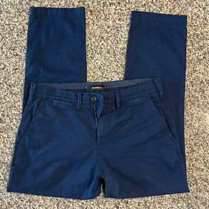 Express Slim Fit Navy Chinos Men’s Size 31x30